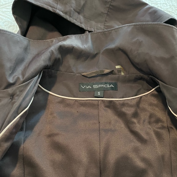 Via Spiga Trench Coat Size Small - Picture 10 of 11